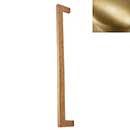 Hardware International [06-118-SB-A] Solid Brass Appliance Door/Pull Handle - Mission Series - Satin Brass Finish - 18&quot; C/C - 19&quot; L