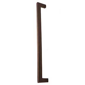 Hardware International [06-118-E-A] Solid Bronze Appliance Door/Pull Handle - Mission Series - Espresso Finish - 18" C/C - 19" L