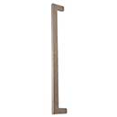 Hardware International [06-118-P-A] Solid Bronze Appliance Door/Pull Handle - Mission Series - Platinum Finish - 18&quot; C/C - 19&quot; L