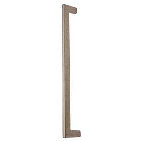 Hardware International [06-124-P-A] Solid Bronze Appliance Door/Pull Handle - Mission Series - Platinum Finish - 24" C/C - 25" L