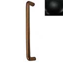 Hardware International [07-109-BL] Solid Brass Small Appliance Pull Handle - Renaissance Series - Flat Black Finish - 9" C/C - 9 1/2" L