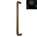 Hardware International [07-112-BL] Solid Brass Appliance/Door Pull Handle - Renaissance Series - Flat Black Finish - 12" C/C - 12 5/8" L