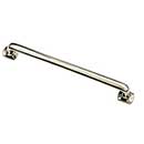 Hardware International [08-109-PN] Solid Brass Small Appliance Pull Handle - Renaissance Series - Polished Nickel Finish - 9&quot; C/C - 10 1/4&quot; L