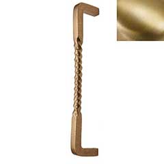 Hardware International [09-108-SB] Solid Brass Small Appliance Pull Handle - Mission Series - Satin Brass Finish - 8&quot; C/C - 8 3/8&quot; L