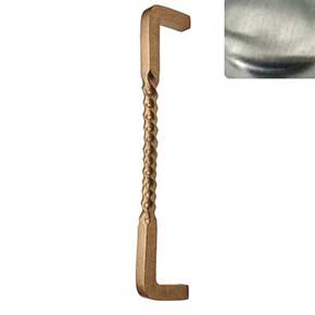 Hardware International [09-108-SN] Solid Brass Small Appliance Pull Handle - Mission Series - Satin Nickel Finish - 8" C/C - 8 3/8" L