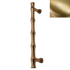 Hardware International [11-109-SB] Solid Brass Small Appliance Pull Handle - Natural Series - Satin Brass Finish - 9&quot; C/C - 11 3/8&quot; L