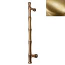 Hardware International [11-112-SB] Solid Brass Appliance/Door Pull Handle - Natural Series - Satin Brass Finish - 12" C/C - 15" L