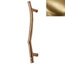 Hardware International [12-108-SB] Solid Brass Small Appliance Pull Handle - Natural Series - Satin Brass Finish - 8" C/C - 10 5/8" L