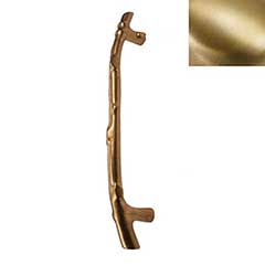 Hardware International [12-112-SB] Solid Brass Appliance/Door Pull Handle - Natural Series - Satin Brass Finish - 12&quot; C/C - 15 3/8&quot; L