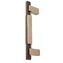 Hardware International [01-112-PE] Solid Bronze Appliance/Door Pull Handle - Edge Series - Platinum / Espresso Finish - 12" C/C - 14 3/8" L
