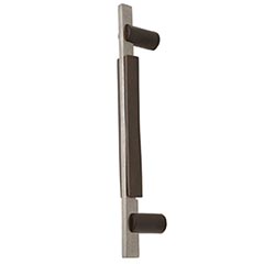 Hardware International [01-209-EP] Solid Bronze Small Appliance Pull Handle - Edge Series - Espresso / Platinum Finish - 9&quot; C/C - 11 1/4&quot; L