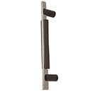 Hardware International [01-209-EP] Solid Bronze Small Appliance Pull Handle - Edge Series - Espresso / Platinum Finish - 9" C/C - 11 1/4" L