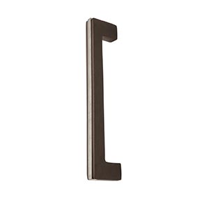 Hardware International [02-109-EP] Solid Bronze Small Appliance Pull Handle - Angle Series - Espresso / Platinum Finish - 9" C/C - 9 3/4" L