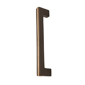 Hardware International [02-112-EC] Solid Bronze Appliance/Door Pull Handle - Angle Series - Espresso / Champagne Finish - 12" C/C - 13" L