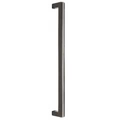 Hardware International [02-118-EP-A] Solid Bronze Appliance/Door Pull Handle - Angle Series - Espresso / Platinum Finish - 18&quot; C/C - 18 5/8&quot; L