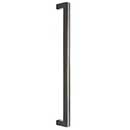 Hardware International [02-118-EP-A] Solid Bronze Appliance/Door Pull Handle - Angle Series - Espresso / Platinum Finish - 18" C/C - 18 5/8" L