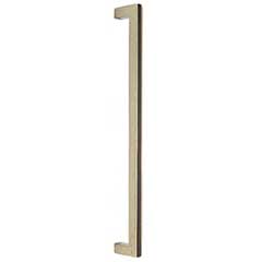Hardware International [02-118-CE-A] Solid Bronze Appliance/Door Pull Handle - Angle Series - Champagne / Espresso Finish - 18&quot; C/C - 18 5/8&quot; L