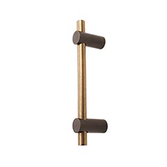 Hardware International [04-109-EC] Solid Bronze Small Appliance Pull Handle - Curve Series - Espresso / Champagne Finish - 9" C/C - 11" L
