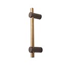 Hardware International [04-109-EC] Solid Bronze Small Appliance Pull Handle - Curve Series - Espresso / Champagne Finish - 9" C/C - 11" L