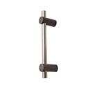 Hardware International [04-109-EP] Solid Bronze Small Appliance Pull Handle - Curve Series - Espresso / Platinum Finish - 9" C/C - 11" L