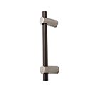 Hardware International [04-109-PE] Solid Bronze Small Appliance Pull Handle - Curve Series - Platinum / Espresso Finish - 9" C/C - 11" L