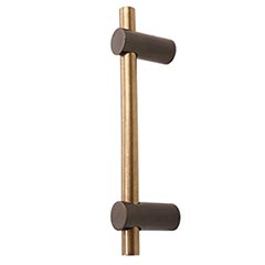 Hardware International [04-112-EC] Solid Bronze Appliance/Door Pull Handle - Curve Series - Espresso / Champagne Finish - 12&quot; C/C - 14 1/2&quot; L