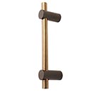 Hardware International [04-112-EC] Solid Bronze Appliance/Door Pull Handle - Curve Series - Espresso / Champagne Finish - 12&quot; C/C - 14 1/2&quot; L