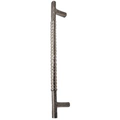 Hardware International [10-112-P] Solid Bronze Appliance/Door Pull Handle - Natural Series - Platinum Finish - 12&quot; C/C - 14 5/8&quot; L