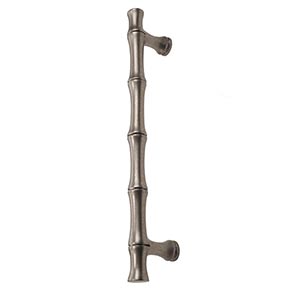 Hardware International [11-109-P] Solid Bronze Small Appliance Pull Handle - Natural Series - Platinum Finish - 9" C/C - 11 3/8" L