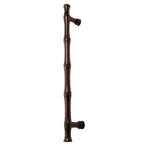 Hardware International [11-112-E] Solid Bronze Appliance/Door Pull Handle - Natural Series - Espresso Finish - 12" C/C - 15" L