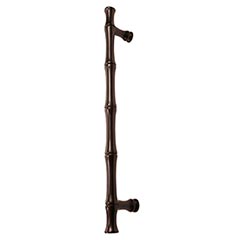 Hardware International [11-112-E] Solid Bronze Appliance/Door Pull Handle - Natural Series - Espresso Finish - 12&quot; C/C - 15&quot; L