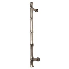 Hardware International [11-112-P] Solid Bronze Appliance/Door Pull Handle - Natural Series - Platinum Finish - 12&quot; C/C - 15&quot; L