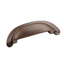 Hardware International [16-502-E] Solid Bronze Cabinet Cup Pull - Deco Series - Espresso Finish - 3&quot; C/C - 4 1/4&quot; L