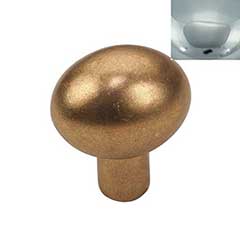 Hardware International [07-501-PC] Solid Brass Cabinet Knob - Renaissance Series - Polished Chrome Finish - 1 1/8&quot; L