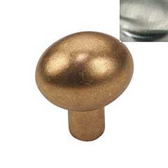 Hardware International [07-501-SN] Solid Brass Cabinet Knob - Renaissance Series - Satin Nickel Finish - 1 1/8&quot; L