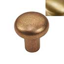 Hardware International [07-601-SB] Solid Brass Cabinet Knob - Renaissance Series - Satin Brass Finish - 1&quot; Dia.