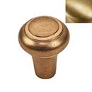 Hardware International [08-501-SB] Solid Brass Cabinet Knob - Renaissance Series - Satin Brass Finish - 1&quot; Dia.