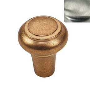 Hardware International [08-501-SN] Solid Brass Cabinet Knob - Renaissance Series - Satin Nickel Finish - 1" Dia.