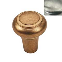 Hardware International [08-501-SN] Solid Brass Cabinet Knob - Renaissance Series - Satin Nickel Finish - 1&quot; Dia.