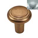 Hardware International [08-502-PC] Solid Brass Cabinet Knob - Renaissance Series - Polished Chrome Finish - 1 1/4" Dia.