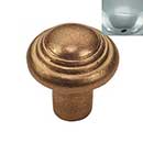 Hardware International [08-602-PC] Solid Brass Cabinet Knob - Renaissance Series - Polished Chrome Finish - 1 1/4" Dia.