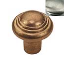 Hardware International [08-602-SN] Solid Brass Cabinet Knob - Renaissance Series - Satin Nickel Finish - 1 1/4" Dia.