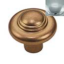 Hardware International [08-603-PC] Solid Brass Cabinet Knob - Renaissance Series - Polished Chrome Finish - 1 1/2&quot; Dia.