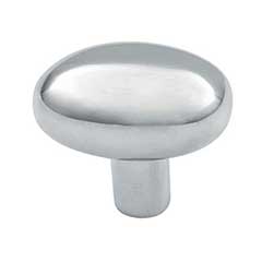 Hardware International [09-501-PC] Solid Brass Cabinet Knob - Mission Series - Polished Chrome Finish - 1 3/8&quot; L