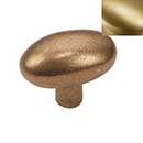 Hardware International [09-501-SB] Solid Brass Cabinet Knob - Mission Series - Satin Brass Finish - 1 3/8" L