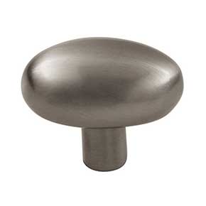 Hardware International [09-501-SN] Solid Brass Cabinet Knob - Mission Series - Satin Nickel Finish - 1 3/8" L