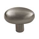 Hardware International [09-501-SN] Solid Brass Cabinet Knob - Mission Series - Satin Nickel Finish - 1 3/8" L