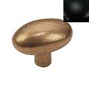 Hardware International [09-501-BL] Solid Brass Cabinet Knob - Mission Series - Flat Black Finish - 1 3/8&quot; L