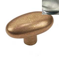 Hardware International [09-502-SN] Solid Brass Cabinet Knob - Mission Series - Satin Nickel Finish - 1 7/8&quot; L