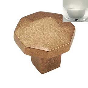 Hardware International [11-502-PN] Solid Brass Cabinet Knob - Natural Series - Polished Nickel Finish - 1 1/4" Dia.